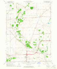 Sugar Grove Illinois Historical topographic map, 1:24000 scale, 7.5 X 7.5 Minute, Year 1964