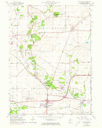 Sugar Grove Illinois Historical topographic map, 1:24000 scale, 7.5 X 7.5 Minute, Year 1964