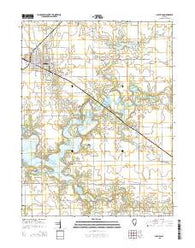 Sullivan Illinois Current topographic map, 1:24000 scale, 7.5 X 7.5 Minute, Year 2015