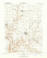 Sullivan Illinois Historical topographic map, 1:62500 scale, 15 X 15 Minute, Year 1935