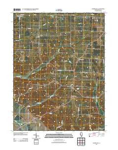 Summer Hill Illinois Historical topographic map, 1:24000 scale, 7.5 X 7.5 Minute, Year 2012