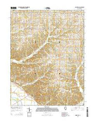 Summer Hill Illinois Current topographic map, 1:24000 scale, 7.5 X 7.5 Minute, Year 2015