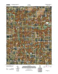 Summerville Illinois Historical topographic map, 1:24000 scale, 7.5 X 7.5 Minute, Year 2012