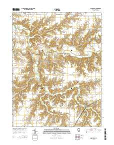 Summerville Illinois Current topographic map, 1:24000 scale, 7.5 X 7.5 Minute, Year 2015