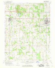 Sumner Illinois Historical topographic map, 1:24000 scale, 7.5 X 7.5 Minute, Year 1968