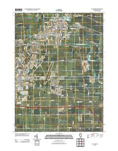 Sycamore Illinois Historical topographic map, 1:24000 scale, 7.5 X 7.5 Minute, Year 2012