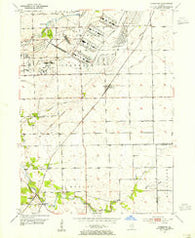 Symerton Illinois Historical topographic map, 1:24000 scale, 7.5 X 7.5 Minute, Year 1953
