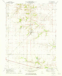 Tallula Illinois Historical topographic map, 1:24000 scale, 7.5 X 7.5 Minute, Year 1971