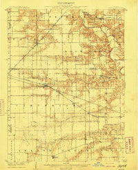 Tallula Illinois Historical topographic map, 1:62500 scale, 15 X 15 Minute, Year 1909