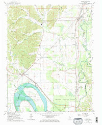 Tamms Illinois Historical topographic map, 1:24000 scale, 7.5 X 7.5 Minute, Year 1967