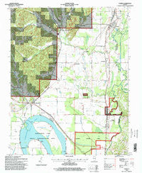Tamms Illinois Historical topographic map, 1:24000 scale, 7.5 X 7.5 Minute, Year 1996