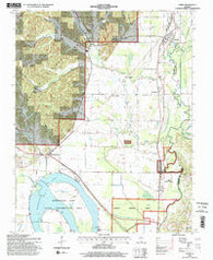 Tamms Illinois Historical topographic map, 1:24000 scale, 7.5 X 7.5 Minute, Year 1996