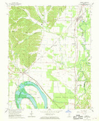 Tamms Illinois Historical topographic map, 1:24000 scale, 7.5 X 7.5 Minute, Year 1967