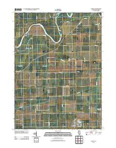 Tampico Illinois Historical topographic map, 1:24000 scale, 7.5 X 7.5 Minute, Year 2012