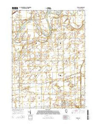 Tampico Illinois Current topographic map, 1:24000 scale, 7.5 X 7.5 Minute, Year 2015