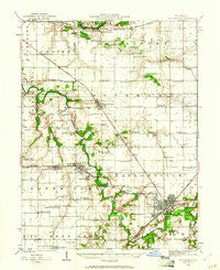 Taylorville Illinois Historical topographic map, 1:62500 scale, 15 X 15 Minute, Year 1923