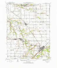 Taylorville Illinois Historical topographic map, 1:62500 scale, 15 X 15 Minute, Year 1923