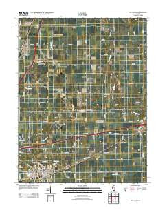 Teutopolis Illinois Historical topographic map, 1:24000 scale, 7.5 X 7.5 Minute, Year 2012