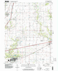 Teutopolis Illinois Historical topographic map, 1:24000 scale, 7.5 X 7.5 Minute, Year 1998