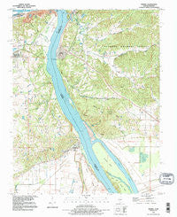 Thebes Illinois Historical topographic map, 1:24000 scale, 7.5 X 7.5 Minute, Year 1993