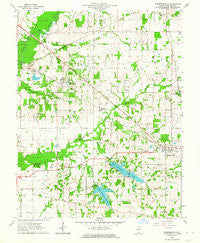 Thompsonville Illinois Historical topographic map, 1:24000 scale, 7.5 X 7.5 Minute, Year 1963