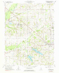 Thompsonville Illinois Historical topographic map, 1:24000 scale, 7.5 X 7.5 Minute, Year 1963