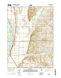 Thomson Illinois Current topographic map, 1:24000 scale, 7.5 X 7.5 Minute, Year 2015