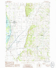 Thomson Illinois Historical topographic map, 1:24000 scale, 7.5 X 7.5 Minute, Year 1985