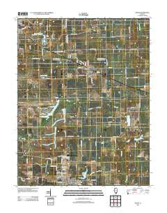 Tilden Illinois Historical topographic map, 1:24000 scale, 7.5 X 7.5 Minute, Year 2012