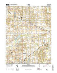 Tilden Illinois Current topographic map, 1:24000 scale, 7.5 X 7.5 Minute, Year 2015