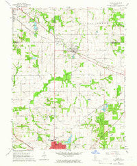 Tilden Illinois Historical topographic map, 1:24000 scale, 7.5 X 7.5 Minute, Year 1965