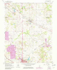 Tilden Illinois Historical topographic map, 1:24000 scale, 7.5 X 7.5 Minute, Year 1965