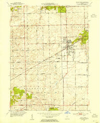 Tinley Park Illinois Historical topographic map, 1:24000 scale, 7.5 X 7.5 Minute, Year 1953