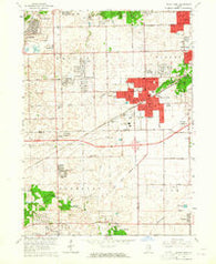 Tinley Park Illinois Historical topographic map, 1:24000 scale, 7.5 X 7.5 Minute, Year 1963