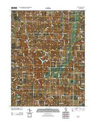 Tioga Illinois Historical topographic map, 1:24000 scale, 7.5 X 7.5 Minute, Year 2012