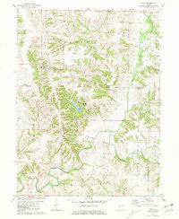 Tioga Illinois Historical topographic map, 1:24000 scale, 7.5 X 7.5 Minute, Year 1981