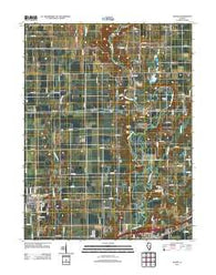 Toledo Illinois Historical topographic map, 1:24000 scale, 7.5 X 7.5 Minute, Year 2012