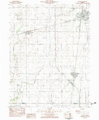 Tolono Illinois Historical topographic map, 1:24000 scale, 7.5 X 7.5 Minute, Year 1983