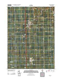 Tonica Illinois Historical topographic map, 1:24000 scale, 7.5 X 7.5 Minute, Year 2012
