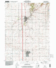 Tonica Illinois Historical topographic map, 1:24000 scale, 7.5 X 7.5 Minute, Year 1998