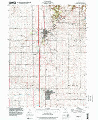 Tonica Illinois Historical topographic map, 1:24000 scale, 7.5 X 7.5 Minute, Year 1998