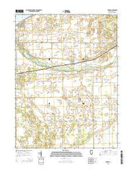 Topeka Illinois Current topographic map, 1:24000 scale, 7.5 X 7.5 Minute, Year 2015