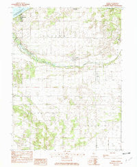 Topeka Illinois Historical topographic map, 1:24000 scale, 7.5 X 7.5 Minute, Year 1982