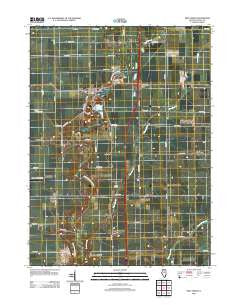 Troy Grove Illinois Historical topographic map, 1:24000 scale, 7.5 X 7.5 Minute, Year 2012