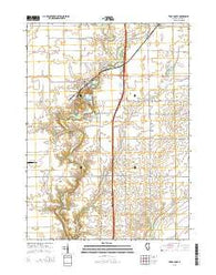 Troy Grove Illinois Current topographic map, 1:24000 scale, 7.5 X 7.5 Minute, Year 2015