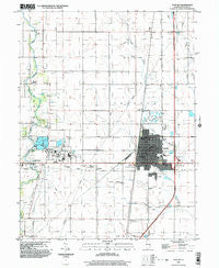 Tuscola Illinois Historical topographic map, 1:24000 scale, 7.5 X 7.5 Minute, Year 1999