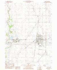 Tuscola Illinois Historical topographic map, 1:24000 scale, 7.5 X 7.5 Minute, Year 1983