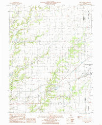 Union Center Illinois Historical topographic map, 1:24000 scale, 7.5 X 7.5 Minute, Year 1984
