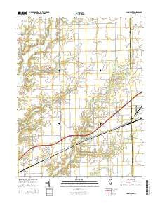 Union Center Illinois Current topographic map, 1:24000 scale, 7.5 X 7.5 Minute, Year 2015