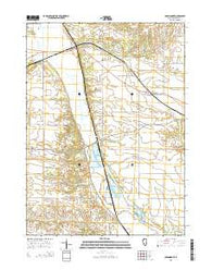 Union Grove Illinois Current topographic map, 1:24000 scale, 7.5 X 7.5 Minute, Year 2015